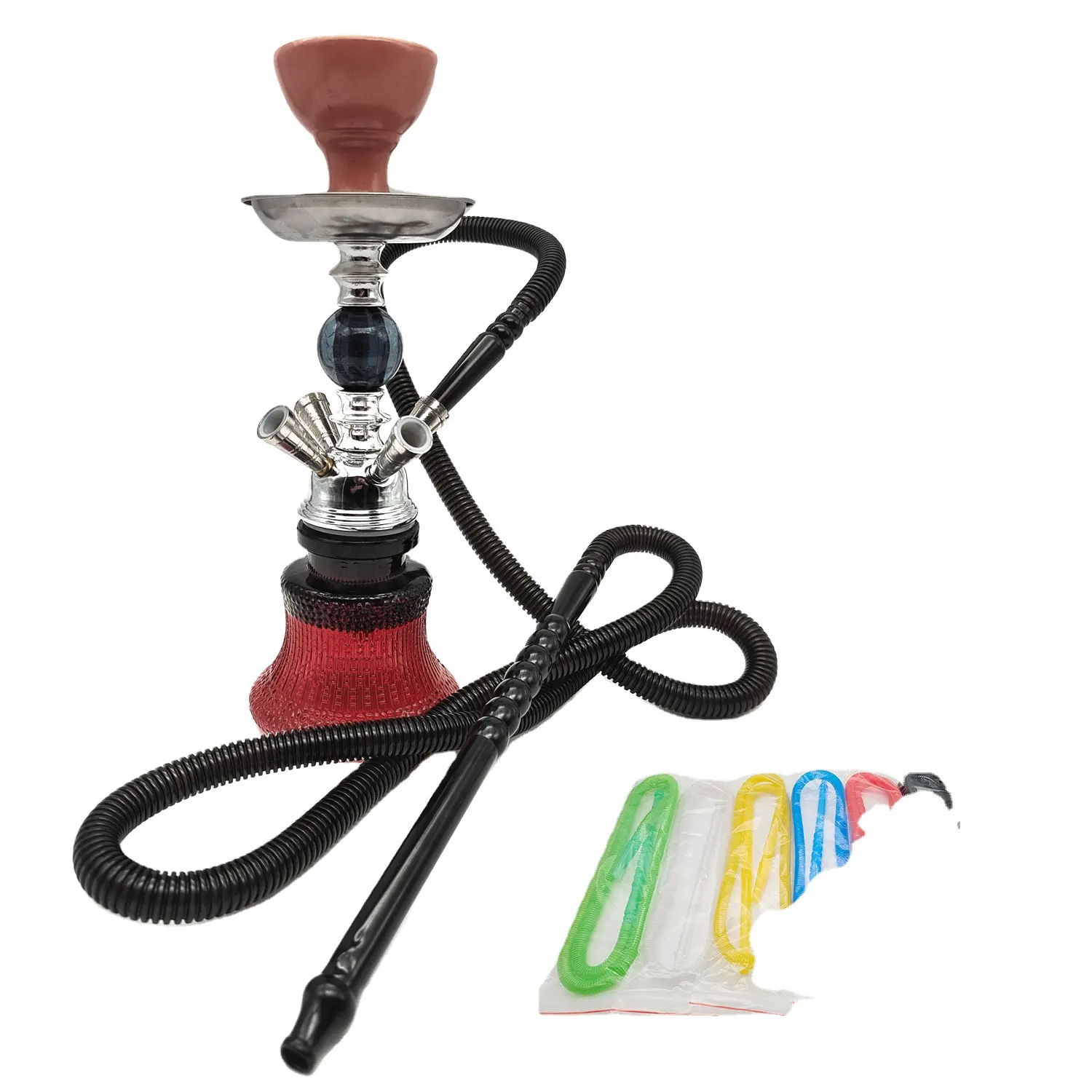 hot sale Color hookah shisha hose plastic hookah set disposable hose1.5m/1.8m