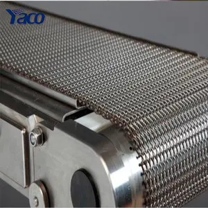 Heat resistant mesh belt compound balance weave conveyor belt for food for small thing