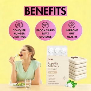 מסטיק לדכאון תיאבון, רכיבים טבעיים עדינים, לשימוש יומיומי לטווח ארוך, אספקה בכמות גדולה - Product Image 6