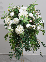 Y-P021 Desain Baru Rangkaian Bunga Pernikahan Dekorasi Hijau Centerpieces Bunga Buatan Centerpieces Bola untuk Dekorasi Pernikahan