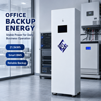 Armoire de stockage d'énergie mobile LiFePO4 51,2V 420Ah avec protection BMS et CAN RS485 RS232