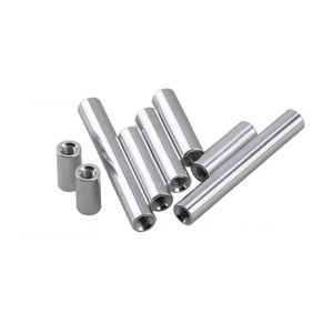 Usine M6 alliage d'aluminium insert rond filetage complet écrou à trou traversant filetage interne <span class=keywords><strong>goupille</strong></span> <span class=keywords><strong>cylindrique</strong></span> 45x24 - Product Image 1