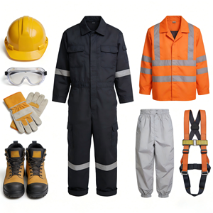 Ensemble cadeau promotionnel avec logo personnalisé, lunettes de sécurité, casque, gants, vêtements de travail pour la sécurité au travail, sécurité des employés - Product Image 4