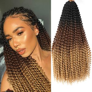 Extension per Capelli Lunghi e Ricci da <span class=keywords><strong>Donna</strong></span> Nera, Twist Passion, Onda d'Acqua, Capelli all'Uncinetto, Twist a Molla, Trecce all'Uncinetto - Product Image 1