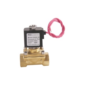 ZX202 Series Two-position Two-way 220V pilot Assembly Integrated Brass Solenoid - Product Image 4