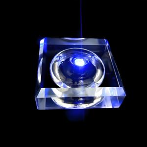 Lámpara Nocturna LED con Base de Cristal, Bolas de Cristal con Grabado Láser y Base con Luces LED - Product Image 2