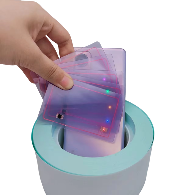 Printable  213 215 216 Rfid NFC Card with Led Light for Access Control/ Credit Card Cashless Payment