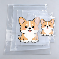 Sac d'emballage pour vêtements en plastique LDPE givré refermable avec fermeture éclair, joint auto-adhésif et impression de logo personnalisée