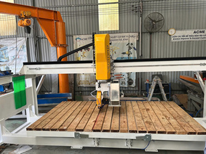Automatic Hydraulic <b>Stone</b> Bridge Saw <b>Machine</b> CNC Granite Marble <b>Cutting</b> <b>Machine</b> with 45 Degree Tilting Head and Rotating - Product Image 4
