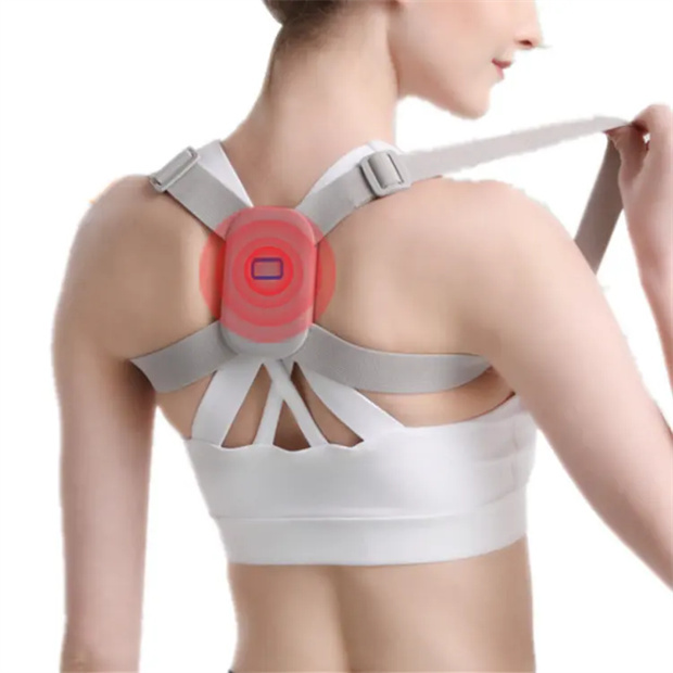 Intelligent Upper Back Clavicle Brace Smart Sensor Vibration Adjustable Posture Corrector