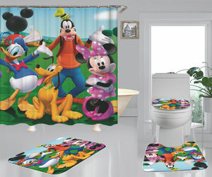 Juegos de baño personalizados para niños, juego de cortina de ducha, 4 Uds. - Product Image 6