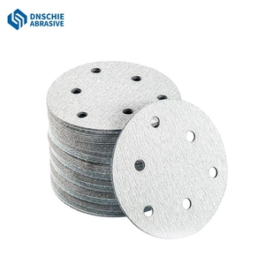Disques abrasifs secs en oxyde d'aluminium blanc de 5 pouces (125 mm) avec fixation auto-agrippante, lot de 60 pièces, épaisseur de 1 mm, OEM, garantie de 3 ans, dureté moyenne - Product Image 3