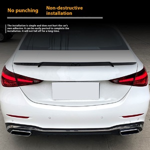 Baboos 2022 + accessoires de modification d'assemblage supérieur d'aile arrière nouveau pare-chocs de Type de mise à niveau pour pare-chocs de voiture de classe C <span class=keywords><strong>W206</strong></span> C200 C260 C300 - Product Image 4