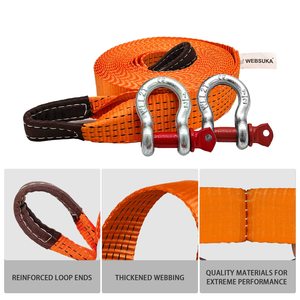 Sangle de remorquage de véhicule robuste de haute qualité 2 3 4 pouces sangle de récupération tout-terrain pour le remorquage de <span class=keywords><strong>voiture</strong></span> - Product Image 2