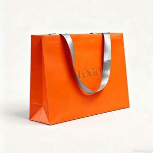 Bolsa de Papel de Arte con Diseño Personalizado, Impresión de Logotipo, para Regalos, Ropa, Envíos, con Asa - Product Image 1