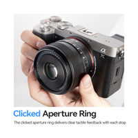 Objectif TTArtisan AF Plein Format 40mm F/2 à Grande Ouverture Fixe en Alliage d'Aluminium Interface E pour Lumix S5/S9/SL/SL2