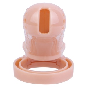 Jaula de Castidad Masculina para Adultos, Anillo para Pene de Resina, Anillos para Pene, Bloqueo Uretral Erótico, Juguetes Sexuales BDSM para Hombres - Product Image 3