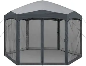 Сетчатая палатка для двора, тент для отдыха на открытом воздухе, защита от УФ излучения, для кемпинга