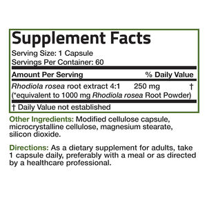 OEM自社ブランド<span class=keywords><strong>Rhodiola</strong></span> <span class=keywords><strong>Rosea</strong></span>根エキスカプセルハーブサプリメント成人の脳ストレスムードサポート妊娠中の女性 - Product Image 4