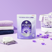 CLA Logo Kustom OEM ODM Mini Detergent Pods Power Clean Aroma Pir Freesia 8g untuk Penggunaan Cucian Pribadi