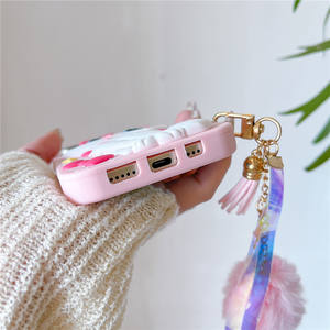 غطاء هاتف سيليكون كرتوني مع حبل تعليق، تصميم قطة ماري بفيونكة وردية، مقاوم للصدمات والسقوط، غطاء واقي ناعم للنساء، متوافق مع آيفون 14 - Product Image 3