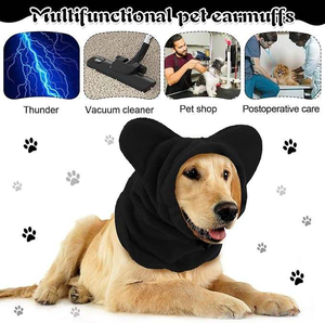 Cache-oreilles pour chien hiver, protège-oreilles réglable pour chien, cache-cou imperméable et anti-froid pour chien - Product Image 3