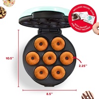 Machine de fabrication professionnelle familiale à 7 trous pour mini beignet antiadhésif nouvellement arrivée-Petit-déjeuner adapté aux enfants
