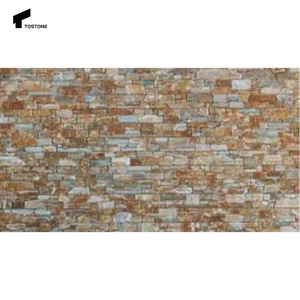 Tostone Chất lượng cao màu be đá vôi đá cẩm thạch tấm Tường bên ngoài văn hóa đá ốp cho biệt thự nhà thiết kế ngoài trời chia - Product Image 5