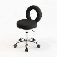 Tabouret de levage professionnel moderne en métal avec poulie pour salons de beauté,salons de coiffure, salons de coiffure,                  salons de beaut