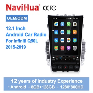 Navihua 12.1" Touch Screen for Infiniti Q50 Q50L 2015-2019 Upgrade Android Multimedia Carplay <b>Stereo</b> Car Radio Car DVD Player - Product Image 2
