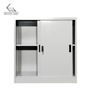 Nhà Máy Outlet thép tủ hồ sơ 2 cửa trượt lưu trữ tập tin tủ văn phòng Kim Loại tủ thấp - Product Image 2