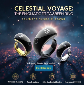 Ứng Dụng Điều Khiển Azkar & Qibla Người Đàn Ông Thông Minh Tasbeh Vòng Hồi Giáo Món Quà Tasbih Zikr Vòng Bt Điện Tử Mân Côi Zikr Vòng 2025 - Product Image 5