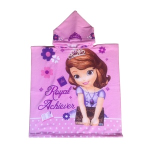 Offre spéciale à durée limitée Poncho de bain pour enfants transfrontalier à séchage rapide <span class=keywords><strong>Serviette</strong></span> à capuche imprimée de dessins animés pour la <span class=keywords><strong>plage</strong></span> des bébés - Product Image 4