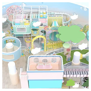 Parque Infantil Interior Personalizado con Temática de Nubes Pastel, Multifuncional, con Certificación CE, para Niños de 2 a 12 Años - Product Image 6