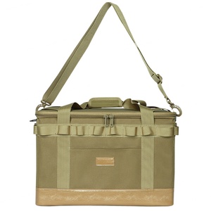Sac de Rangement Tactique Grand Format pour Camping 40L Vert Accessoires de Camping Sac Fourre-Tout Utilitaire en Polyester 600D avec Bandoulière - Product Image 5