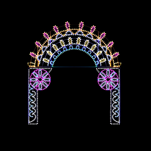 Décorations lumineuses de Noël pour l'<span class=keywords><strong>extérieur</strong></span>, NOUVEAU, prix d'usine créatif, <span class=keywords><strong>décoration</strong></span> suspendue en ville, motif lumineux LED 2D pour poteau - Product Image 2