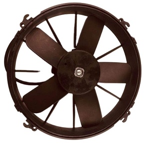 12 "160W 12V 5 pale Auto di raffreddamento universale condensatore ventilatore AC Auto aria condizionata gruppo ventilatore per camion Bus - Product Image 4