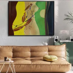 Abstract Sexy Retro Pictures of Musical Notes and Women oil Painting print on Canvas For home Decor Living Room Cuadros As gift