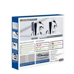 Bộ điều khiển kép sạc trạm dock cho ps5 VR cho Oculus cho Quest <span class=keywords><strong>2</strong></span> quạt làm mát đứng dọc trò chơi lưu trữ khung trò chơi ACC - Product Image 6