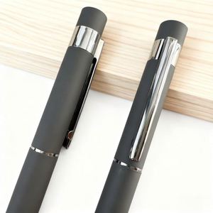 Gray Spray Adhesive Luxury Metal Ballpoint <b>Pen</b> with logo High-end Hot-selling Business Signature <b>Pen</b> Gel <b>Pens</b> for Giving Gifts - Product Image 2