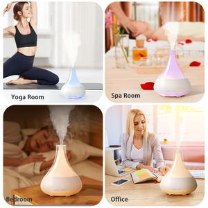 Nuovi arrivi WiFi smart Tuya APP blueteeth telecomando voce <span class=keywords><strong>Alexa</strong></span> notte elf 7 LED <span class=keywords><strong>diffusore</strong></span> di aroma ultrasonico luce di colore - Product Image 6