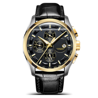 Montres mécaniques automatiques en acier, design d'usine et personnalisation par lots, avec calendrier complet et affichage 24 heures, pour marque privée