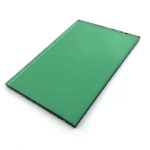 Pannelli in vetro float colorato tinta verde chiaro blu cielo riflettente argento da 6mm con lucernario dorato tè euro bronzo grigio fumo prezzo