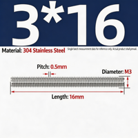 Modern Waterproof Rust Proof Fully Threaded Rod High Performance Stainless Steel Headless Bolt for Equipment Manufacturing