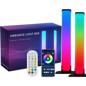 Barres lumineuses LED RGB pour jeux vidéo, télécommandées par application, pour éclairage d'ambiance TV, décoration de salle de jeux et de fêtes - Product Image 5
