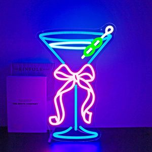Insegna al Neon in Acrilico Personalizzata, Luce LED per Decorazione Murale, <span class=keywords><strong>Casa</strong></span> e Attività Commerciali, Insegne LED Decorative per <span class=keywords><strong>Bar</strong></span> e Cocktail - Product Image 6