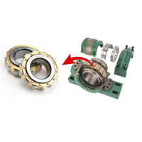 Bearing Rol Silinder Baris Tunggal RN307E RN307M Ukuran 35x68.2x21mm untuk Gearbox