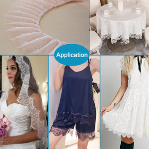 Erkoumi 3,7 pulgadas <span class=keywords><strong>de</strong></span> ancho Vintage tela <span class=keywords><strong>de</strong></span> encaje Floral 8 colores encaje <span class=keywords><strong>de</strong></span> pestañas ajuste <span class=keywords><strong>para</strong></span> coser decoración <span class=keywords><strong>de</strong></span> boda Vestido ornamento, - Product Image 4