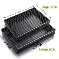 Four à barbecue pliant d'extérieur pour la maison, mini-four à griller avec outils à brochettes, petit four à barbecue pour le jardin - Vente en gros