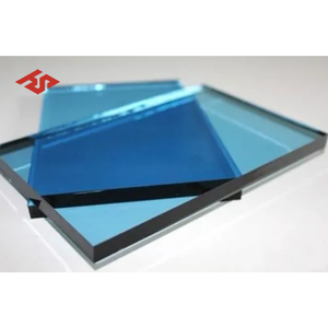 Высокоотражающее строительное стекло: темно-синее, светло-синее, светоотражающее стекло 4мм, 5мм, 5.3мм, 5.5мм, 6мм, 8мм для окон и дверей - Product Image 3